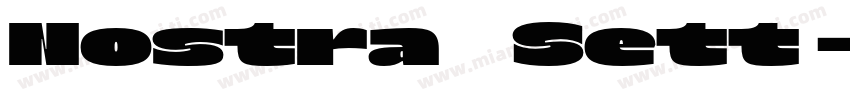 Nostra Sett字体转换